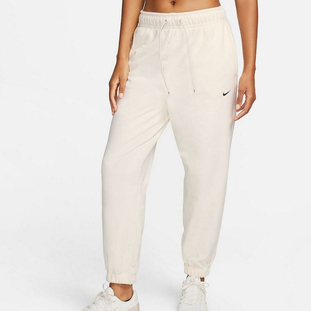 Nike Therma-FIT One Fleece Polar jogger  sweatpants XL ivory cream womens